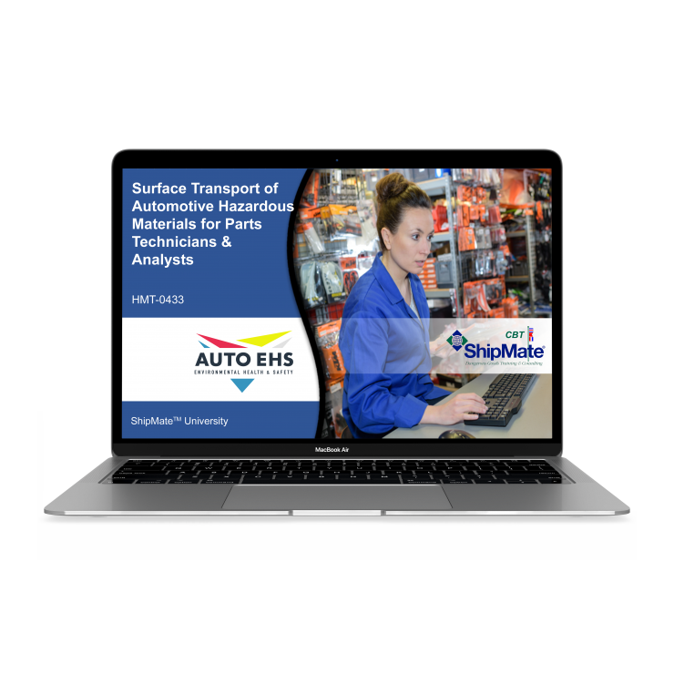 Transport of Automotive Hazardous Materials for Parts Technicians